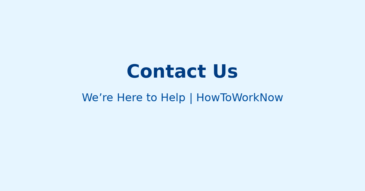 Contact us
