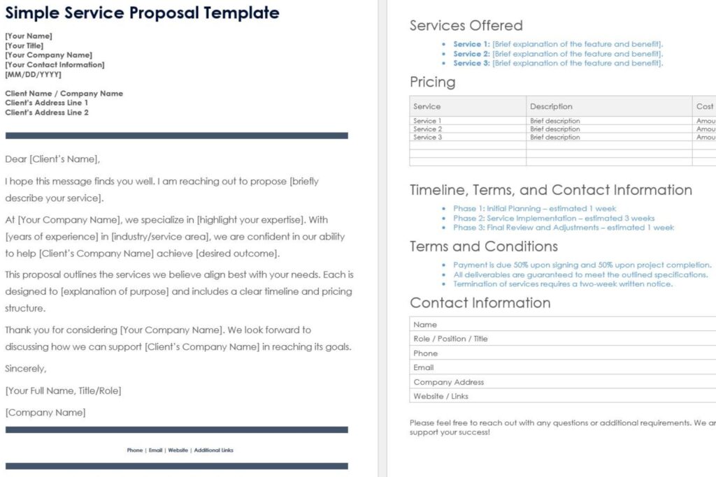 freelance business proposal